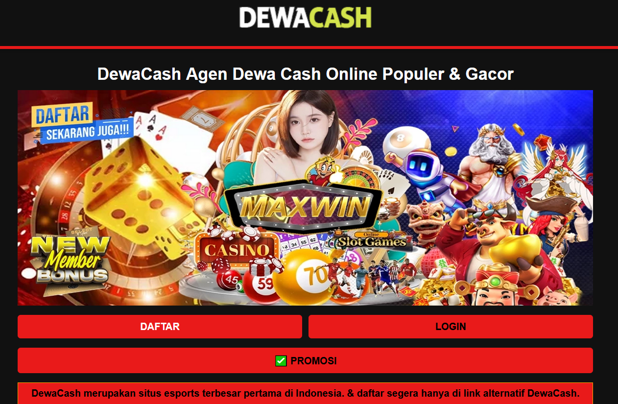 DewaCas, Dewa Cash, Login DewaCash